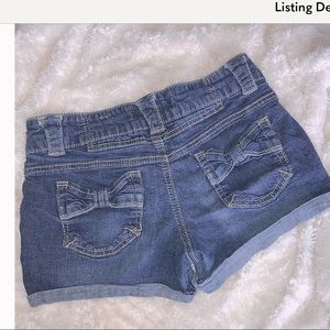 Vintage style- Rewind shorts in short short blue cuffed size 0